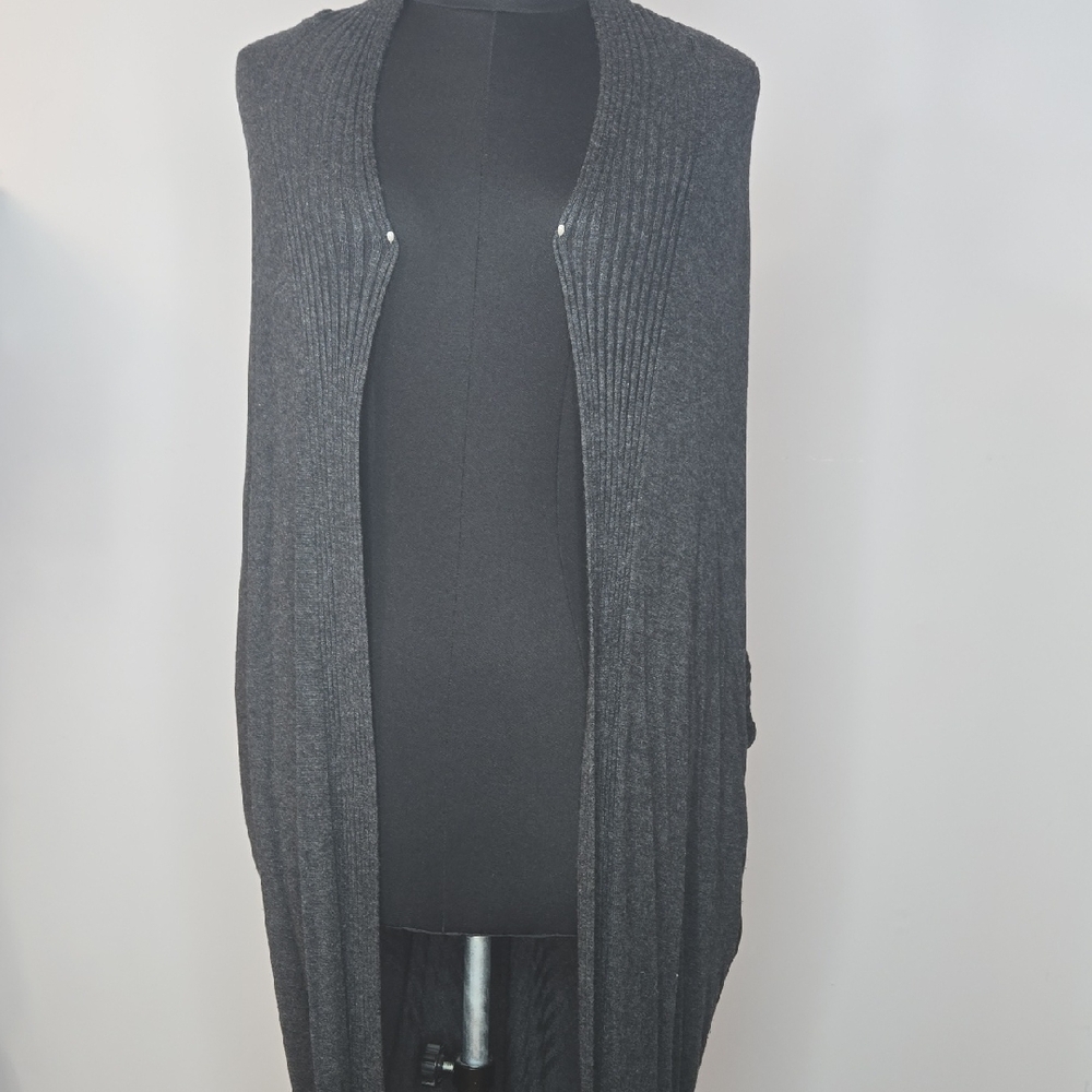 Elegant Gray Women's Poncho